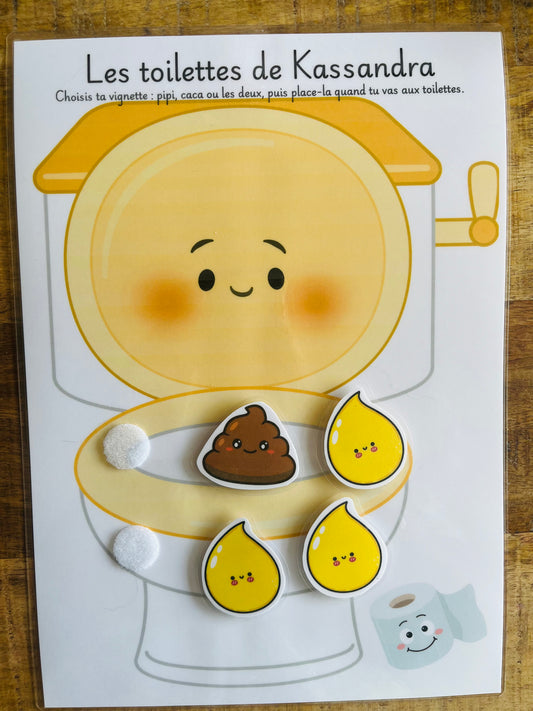 J'apprends la propreté – Kit toilette personnalisable