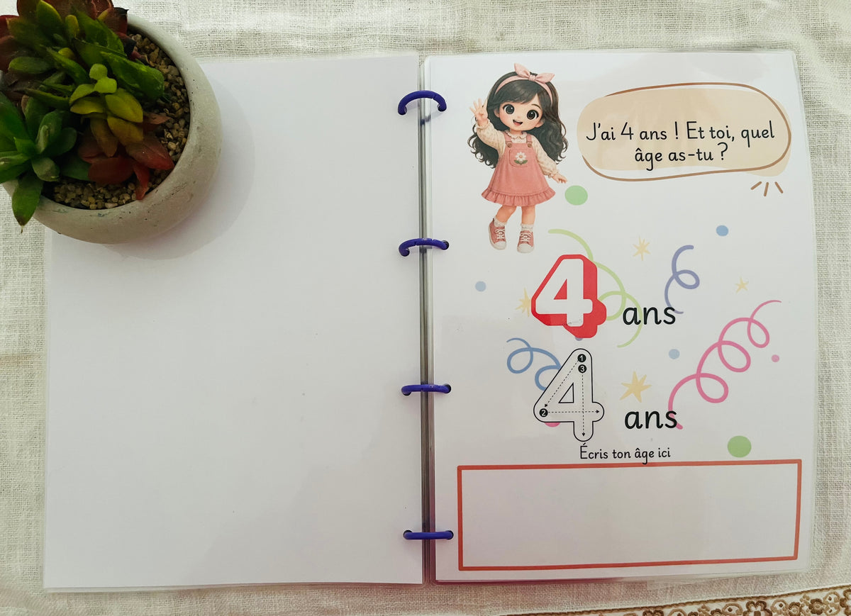 Je me présente avec Nana – Livre d'activités personnalisable