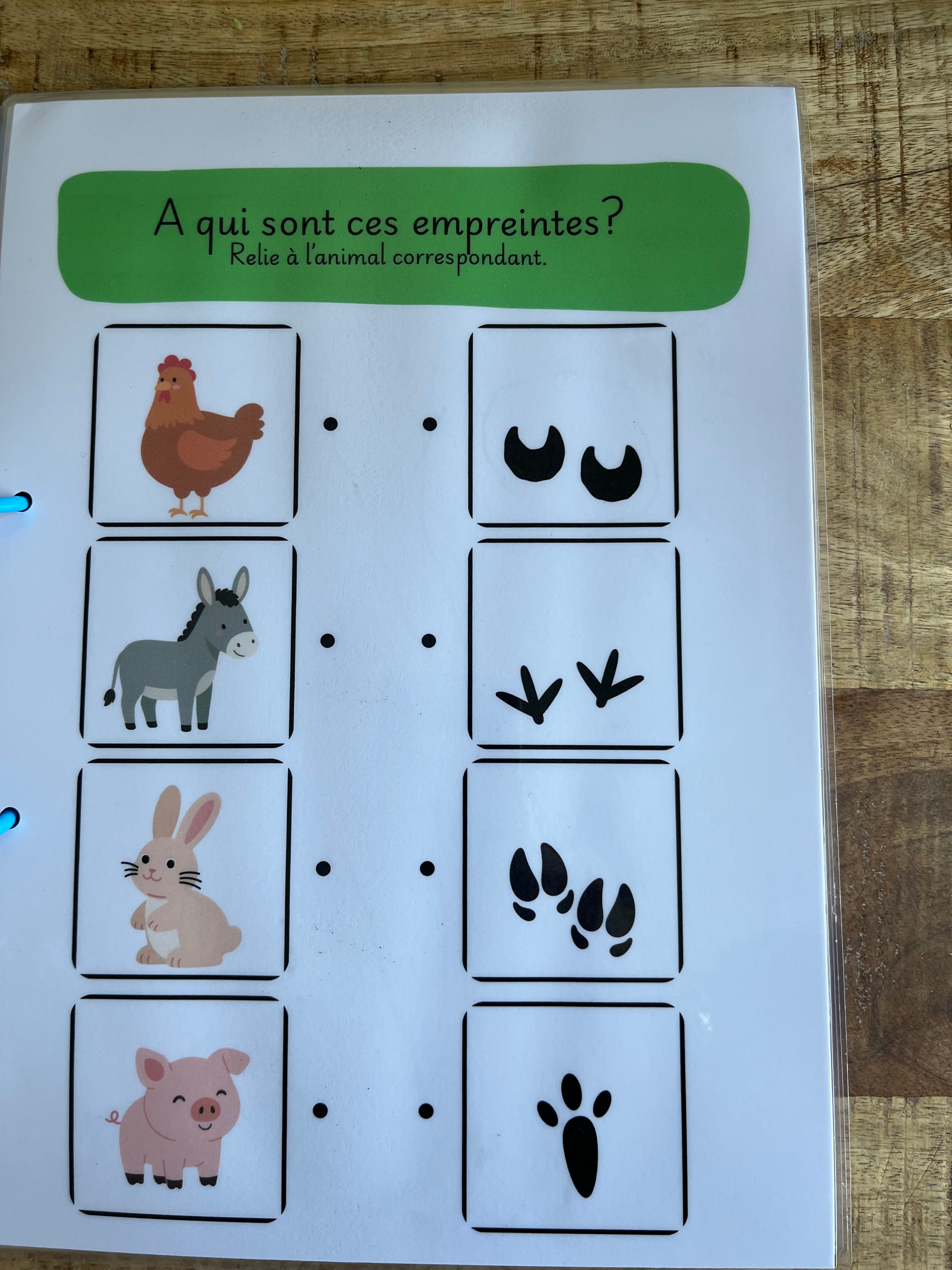 Mon livre d'activités à la ferme