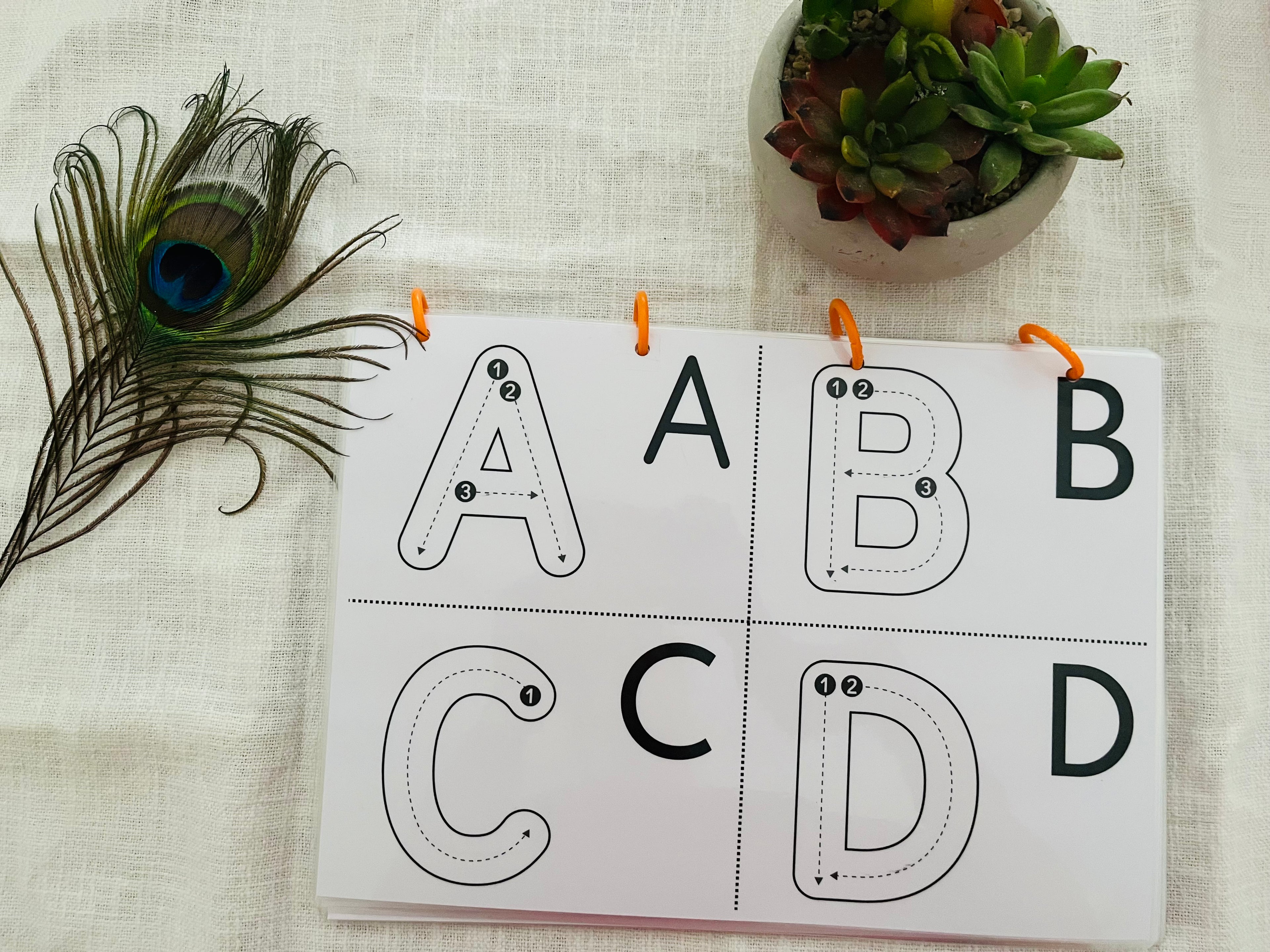 L'alphabet et les chiffres à tracer pdf