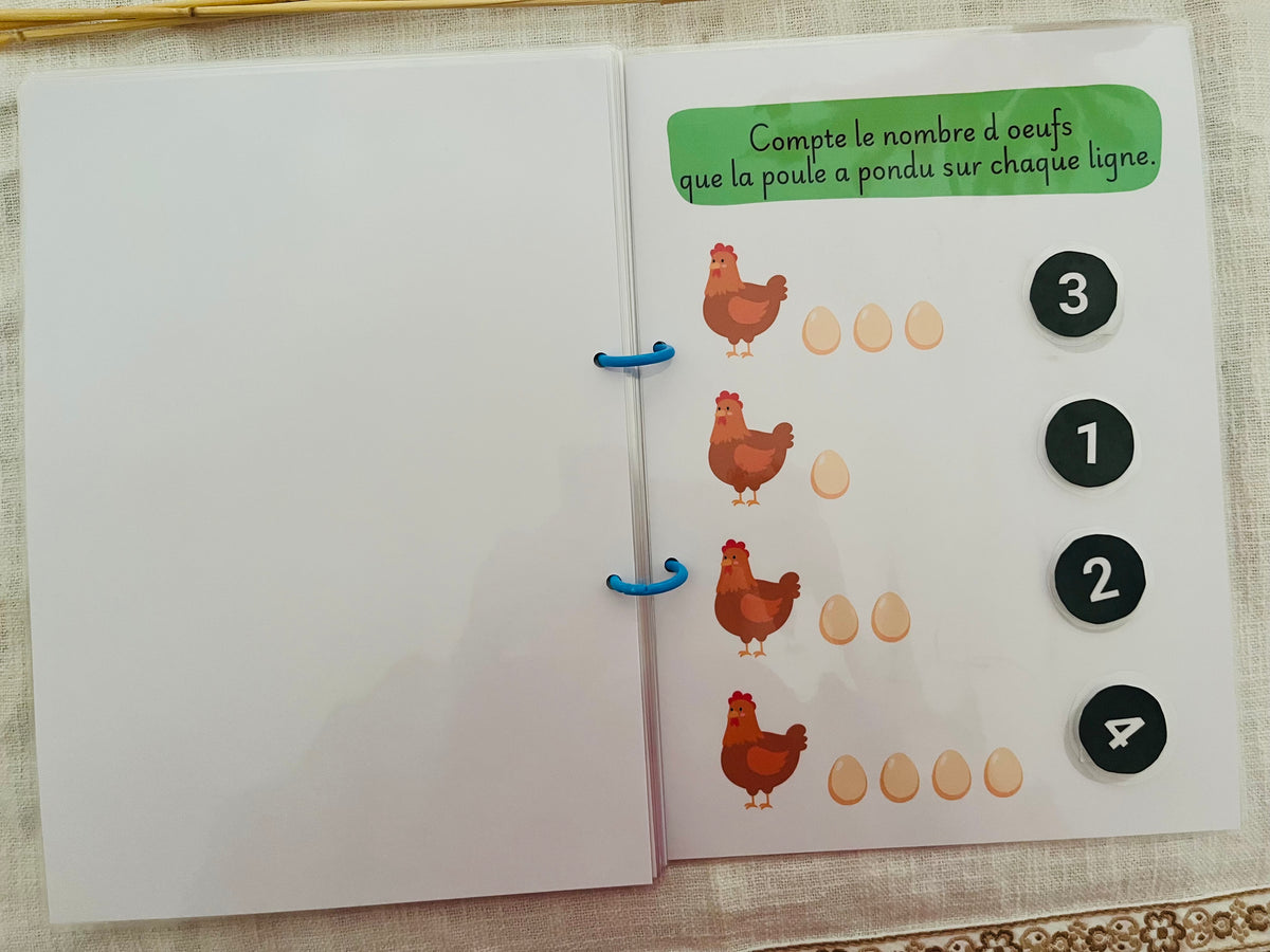 Mon Livre d'Activités à la Ferme – 11 activités dès 3 ans