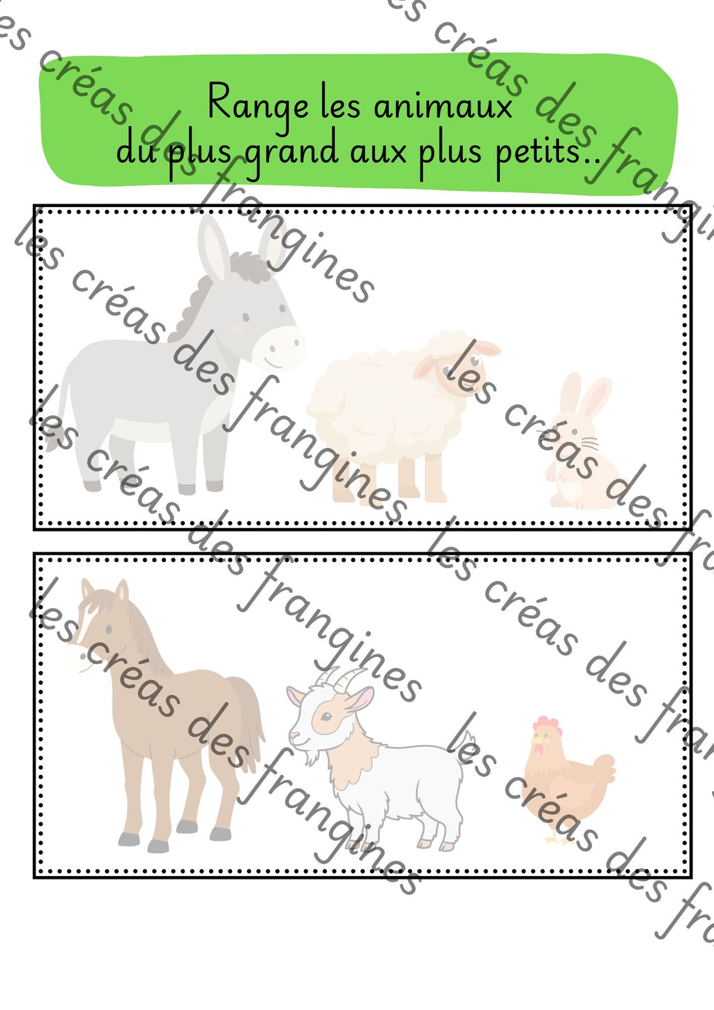 Mon livre d'activité à la ferme