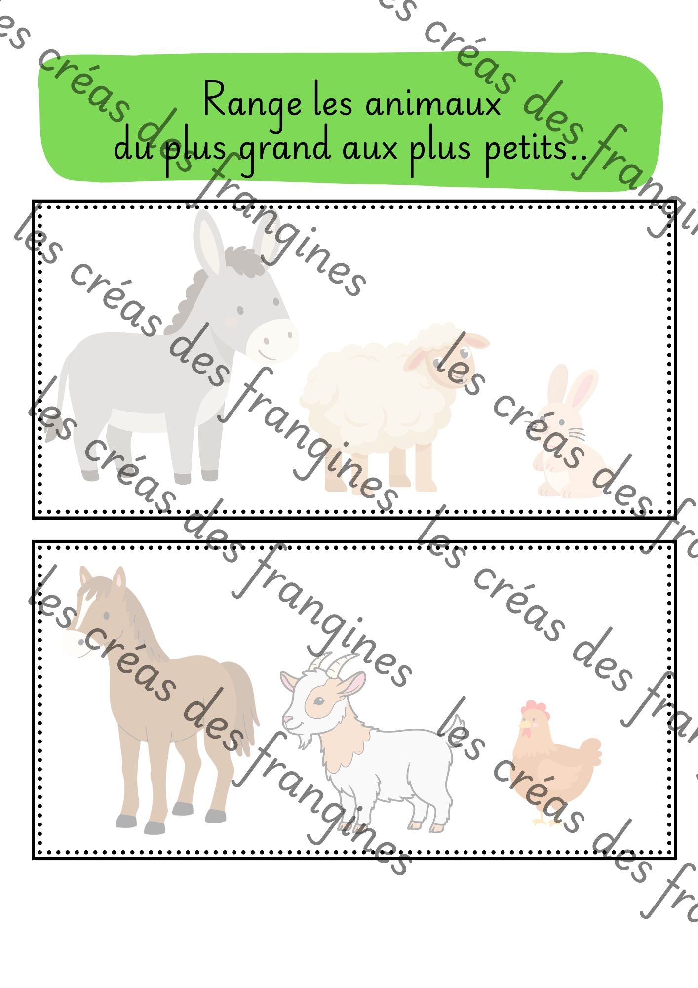 Mon livre d'activité à la ferme
