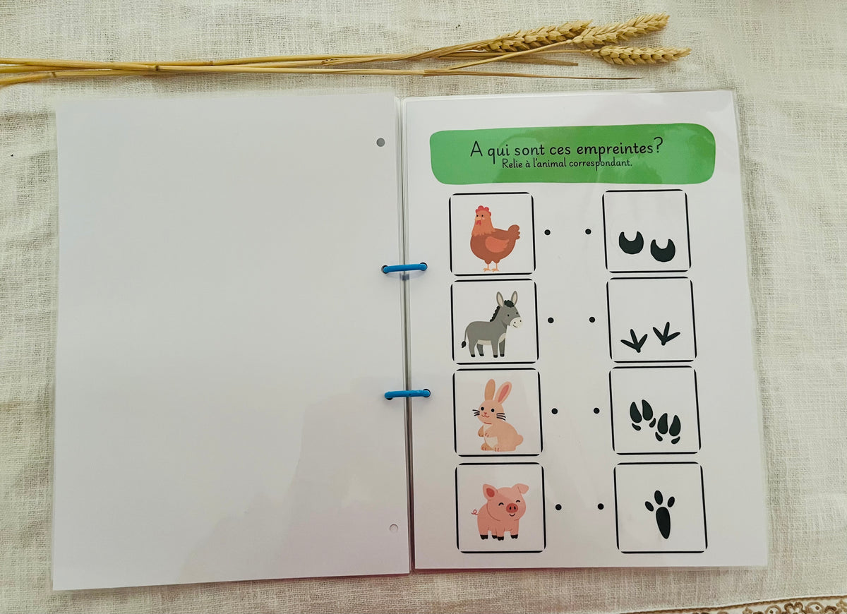 Mon Livre d'Activités à la Ferme – 11 activités dès 3 ans