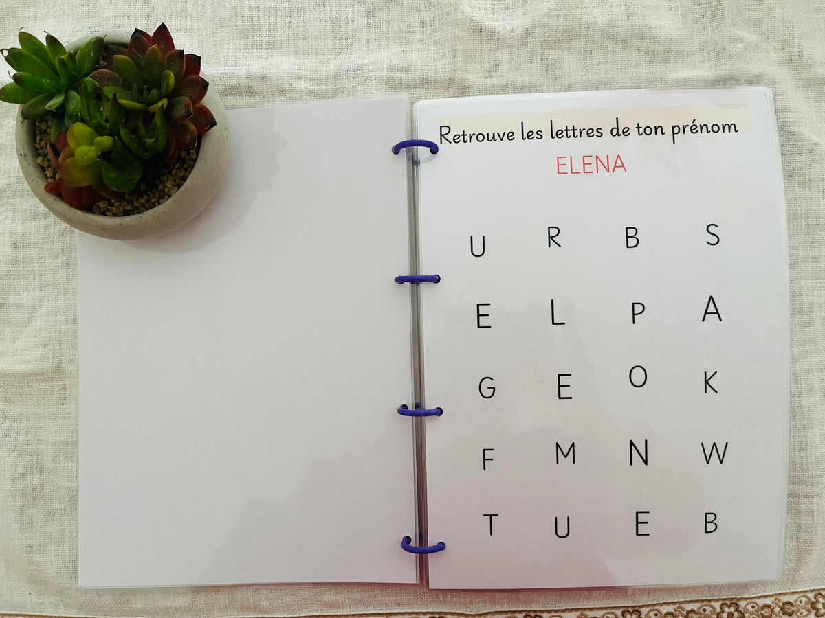 Je me présente avec Nana – Livre d'activités personnalisable