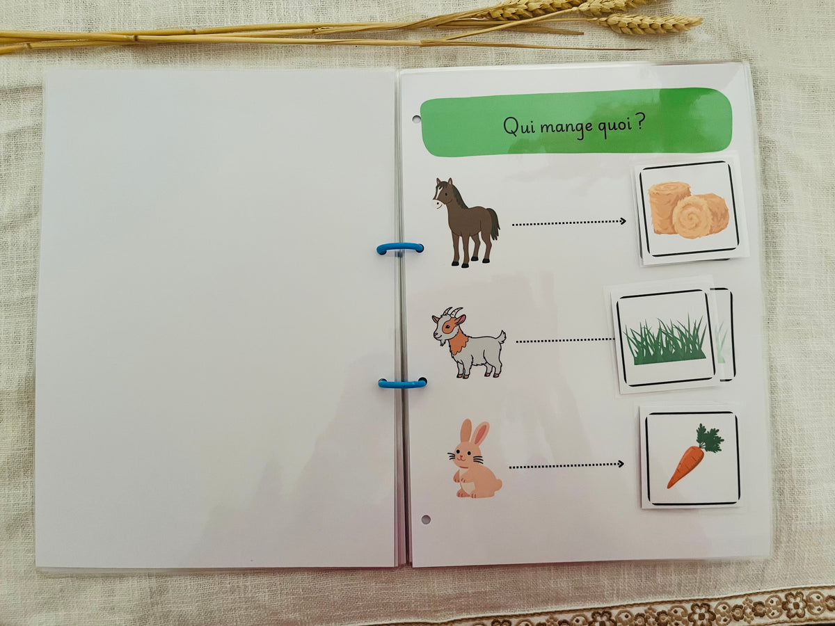 Mon Livre d'Activités à la Ferme – 11 activités dès 3 ans