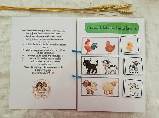 Mon Livre d'Activités à la Ferme – 11 activités dès 3 ans