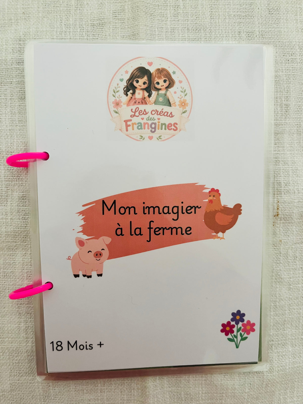 Mon Imagier à la Ferme – Jeu éducatif dès 18 mois