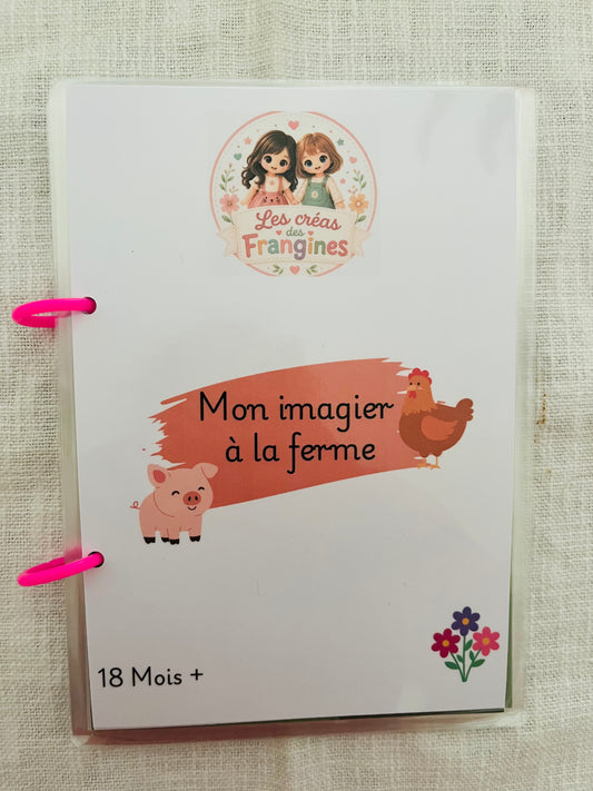 Mon Imagier à la Ferme – Jeu éducatif dès 18 mois
