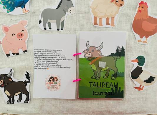 Mon Imagier à la Ferme – Jeu éducatif dès 18 mois