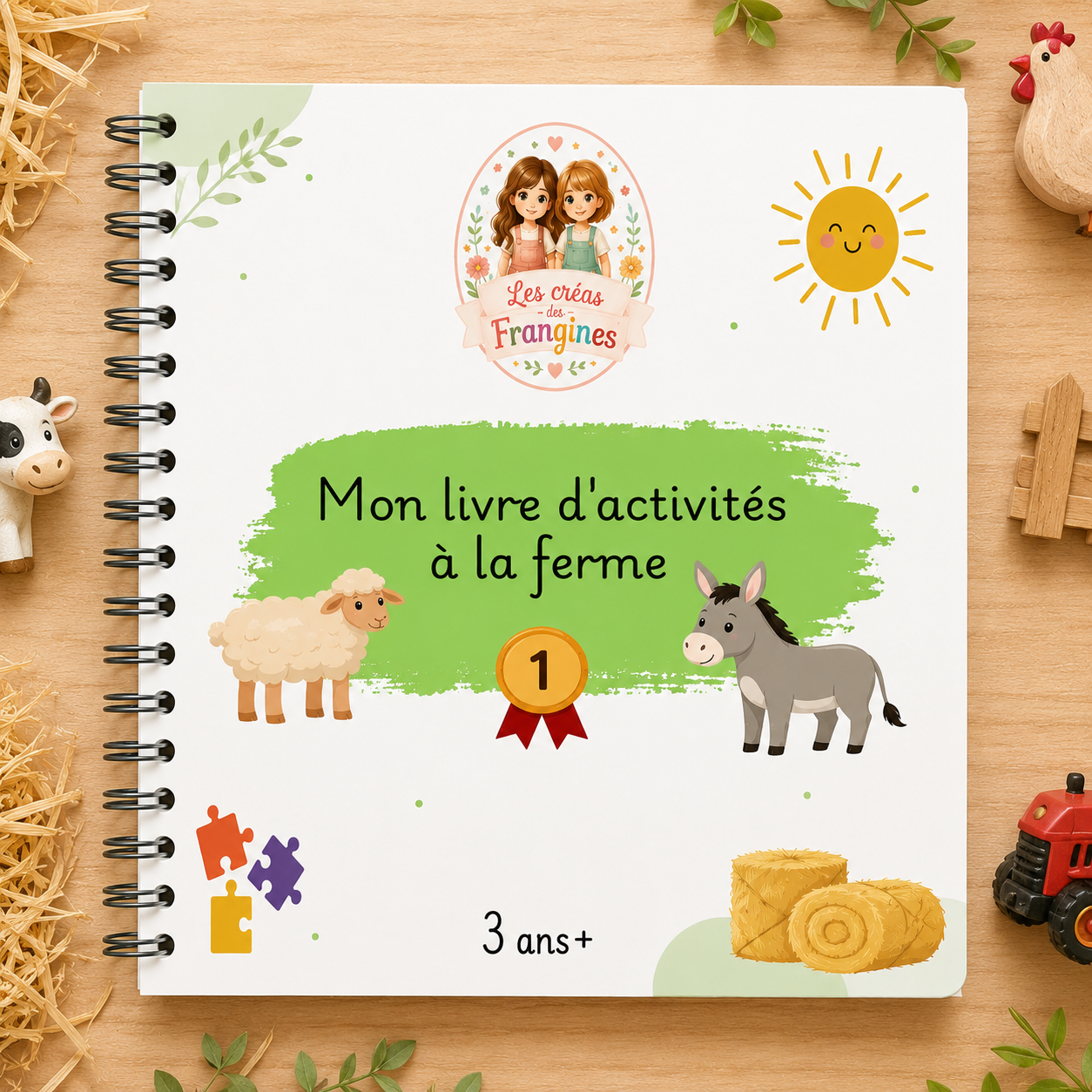 Mon livre d'activités à la ferme