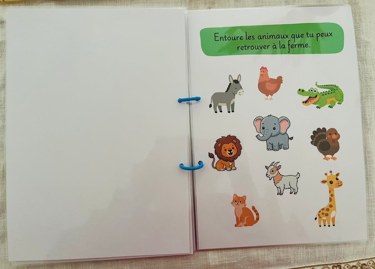 Mon Livre d'Activités à la Ferme – 11 activités dès 3 ans